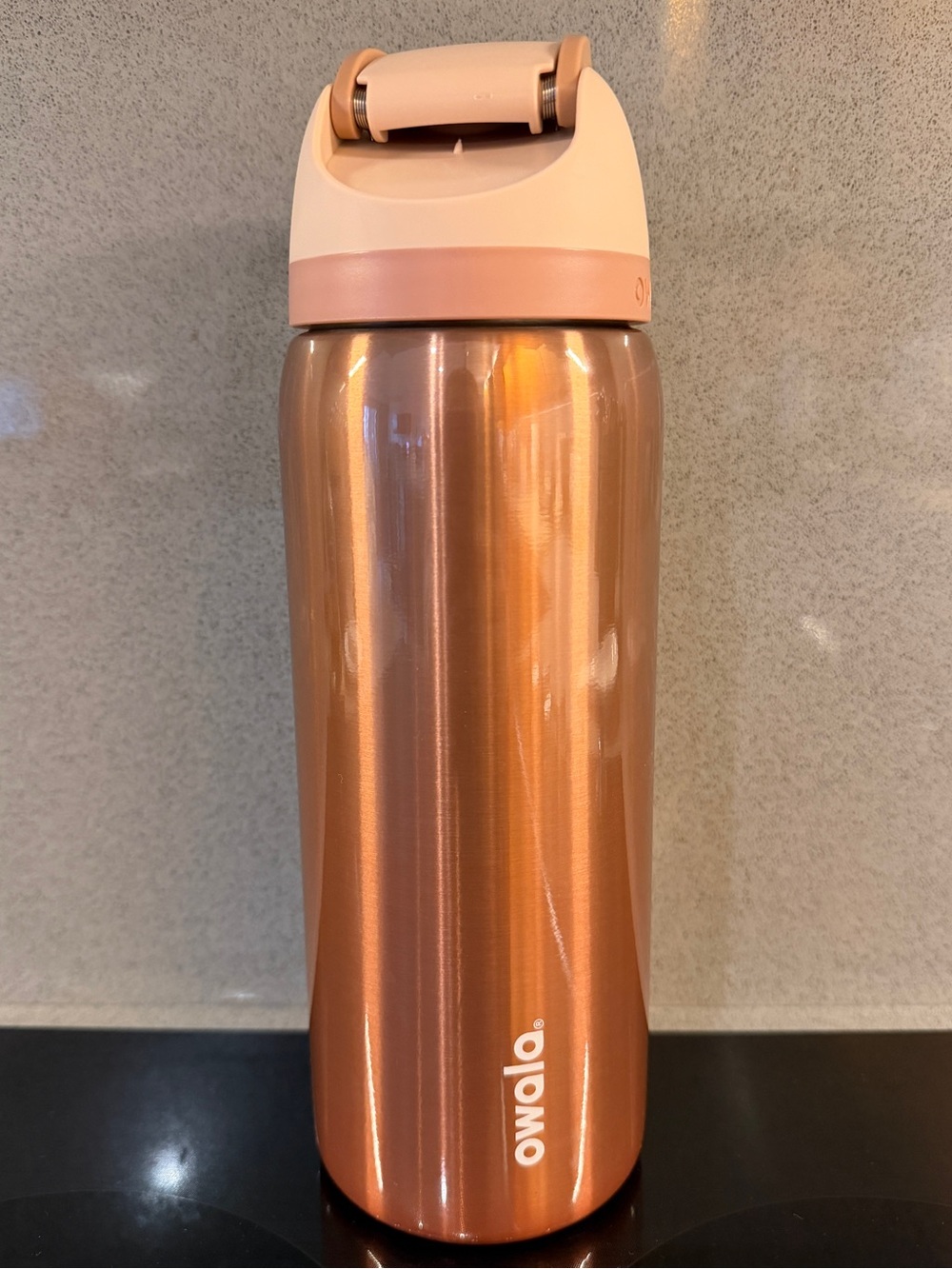 Owala Rose Gold Stainless Steel Water Bottle